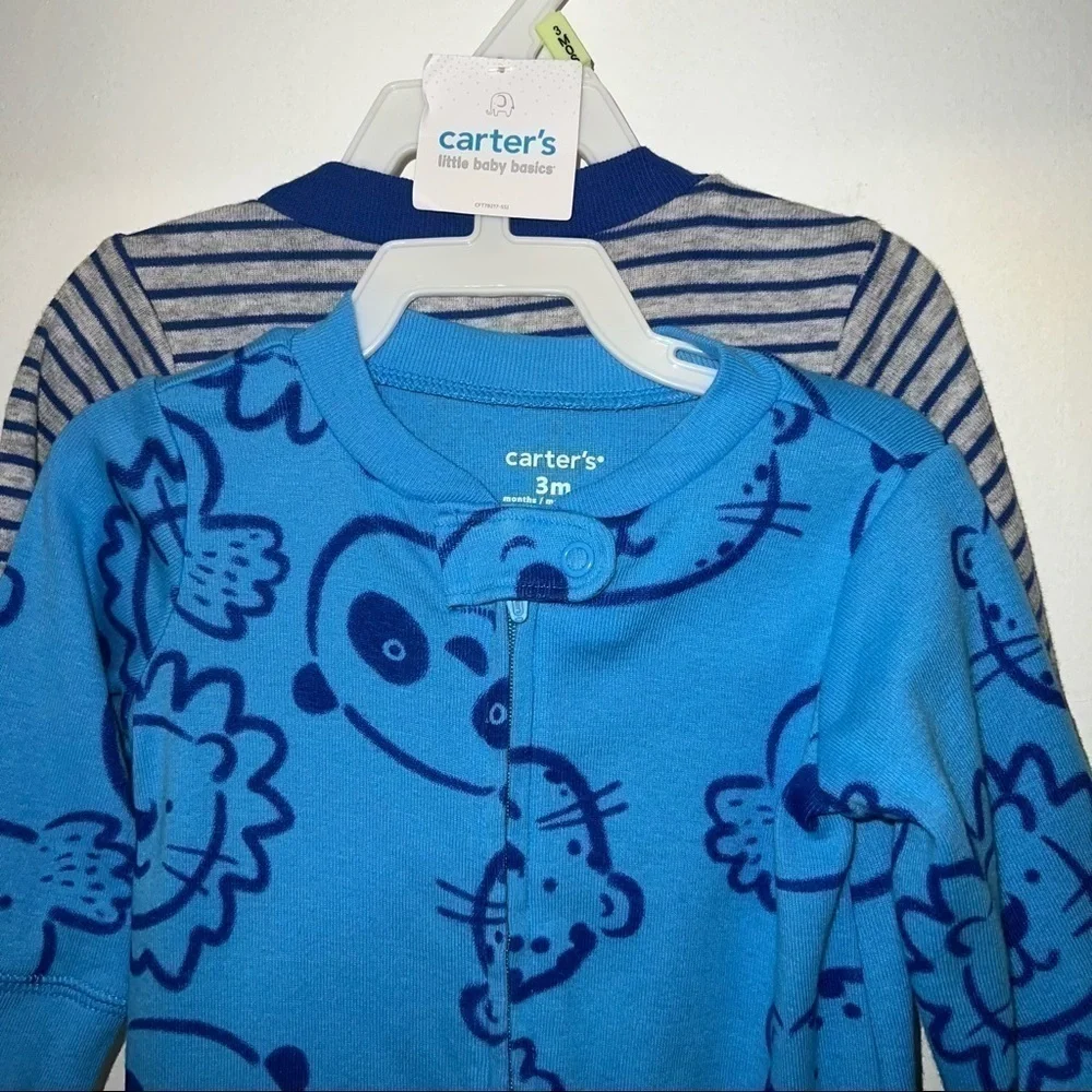 𝅺CARTER’S baby pajamas 3 pieces sz 3 months